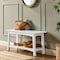 Alaterre Furniture Coventry 36"W Coat Hook with Bench Hall Tree Set ANCT0309WH - alternate 3